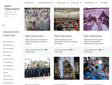 Tablet Screenshot of davetorganizasyon.net
